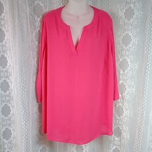 CHAUS NEW YORK PLUS SIZE 3X WOMEN'S BLOUSE